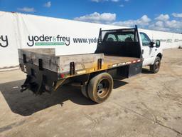 2001 Ford F550 4x4 Flatbed Truck, 7.3L V8 Engine, Automatic Transmission, D