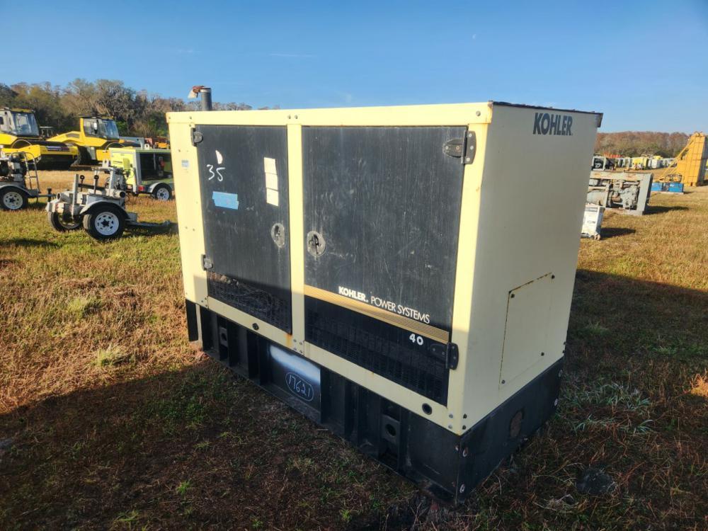 2011 Kohler 40RE0ZJC 50KvA Generator, John Deere Engine