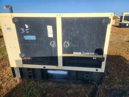 2011 Kohler 40RE0ZJC 50KvA Generator, John Deere Engine