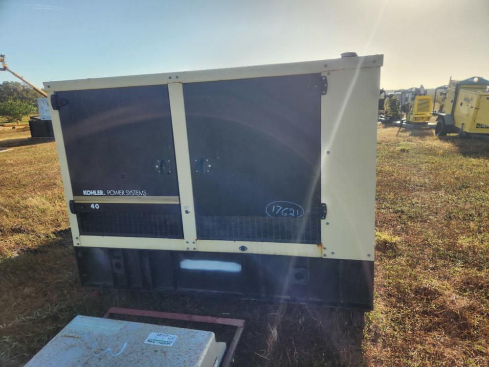 2011 Kohler 40RE0ZJC 50KvA Generator, John Deere Engine