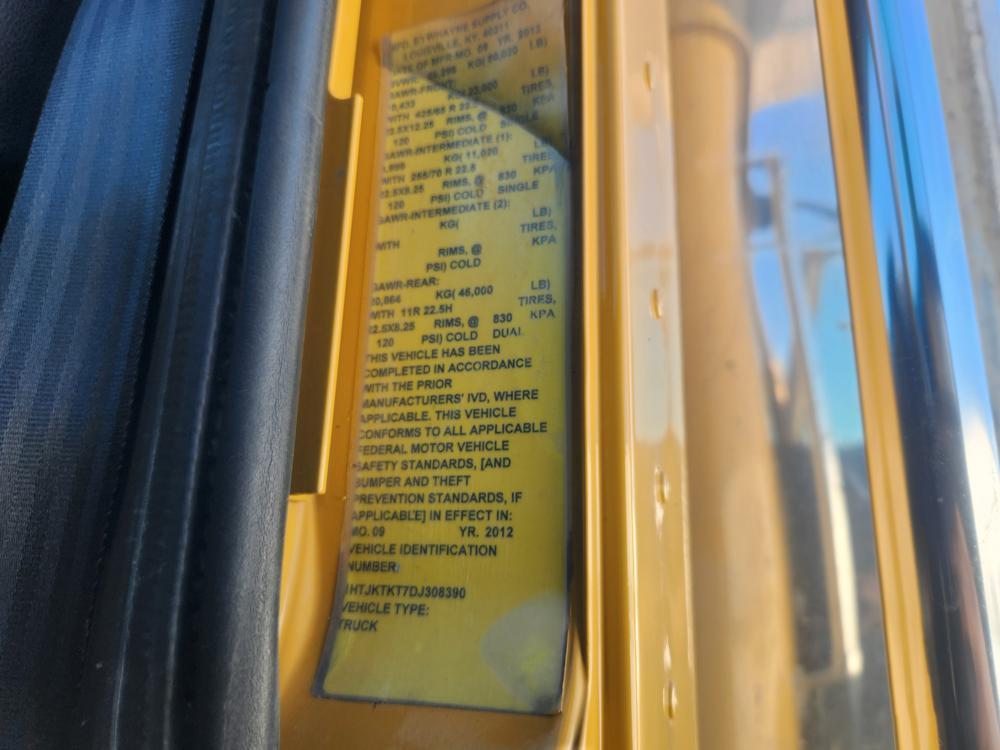2012 Caterpillar CT660L 6x4 Tri Axle Dumptruck c/w A/C, CAT CT13 Engine, Ea