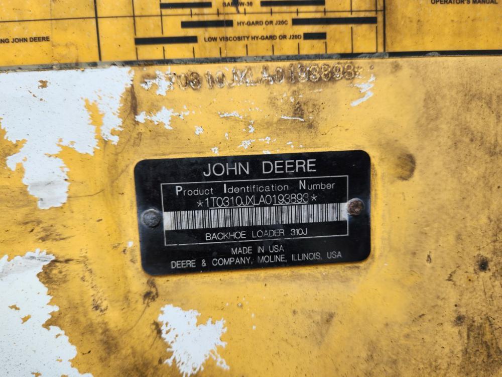 2011 John Deere 310J 4x4 Backhoe Loader c/w OROPS, GP Bucket, Digging Bucke