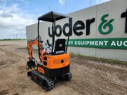 2023 AGROTK QH12 Mini Excavator c/w OROPS, Rubber Tracks, Backfill Blade, A