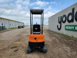 2023 AGROTK QH12 Mini Excavator c/w OROPS, Rubber Tracks, Backfill Blade, A