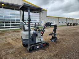2023 AGROTK L12 Mini Excavator c/w OROPS, Rubber Tracks, Backfill Blade, Au