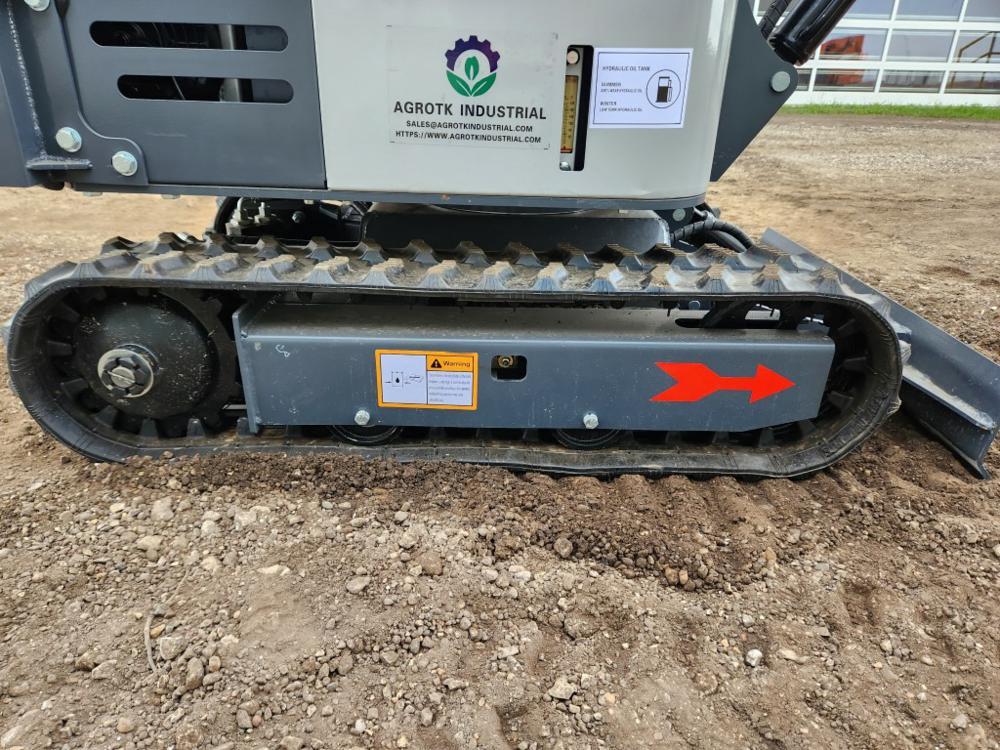 2023 AGROTK L12 Mini Excavator c/w OROPS, Rubber Tracks, Backfill Blade, Au