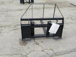 Mower King SA Skid Steer Forklift Attachment, 4' Forks - Unused
