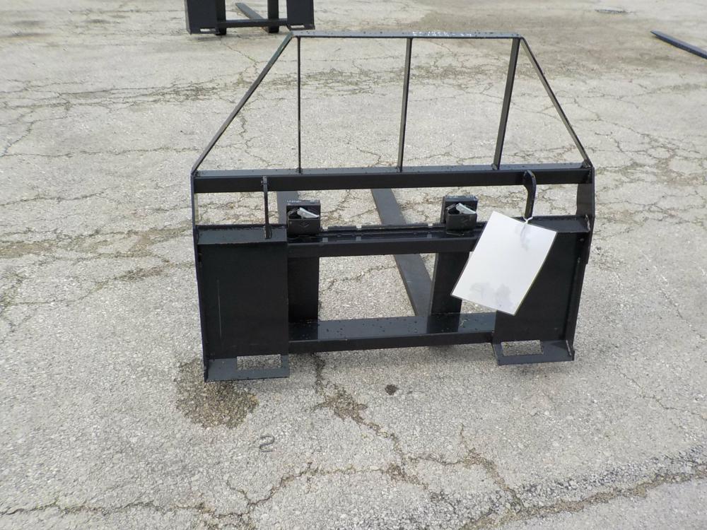 Mower King SA Skid Steer Forklift Attachment, 4' Forks - Unused