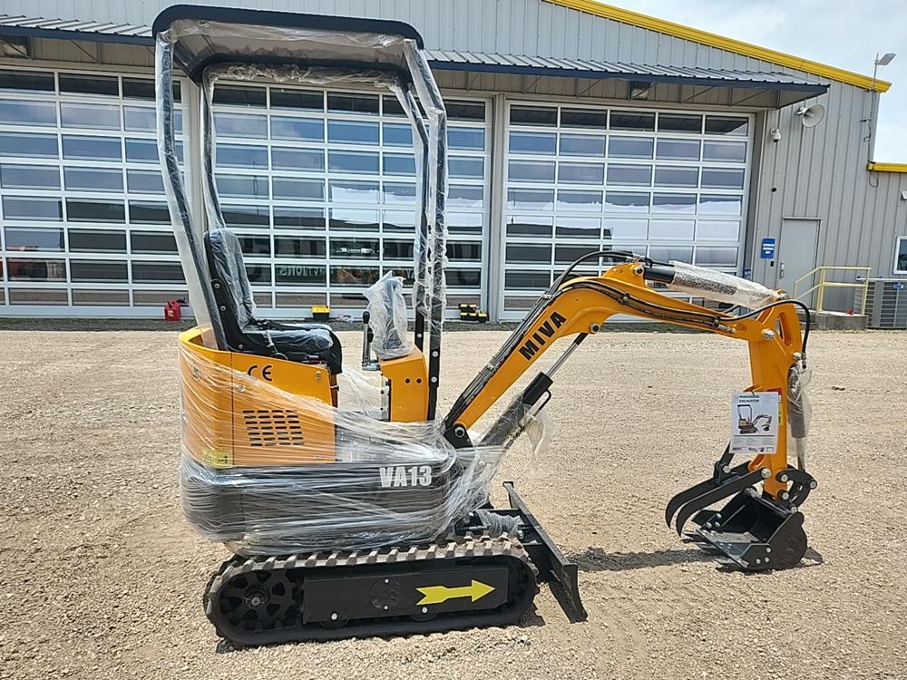 2023 Miva VA13 Mini Excavator, OROPS, Rubber Tracks, 16" Digging Bucket, Pi