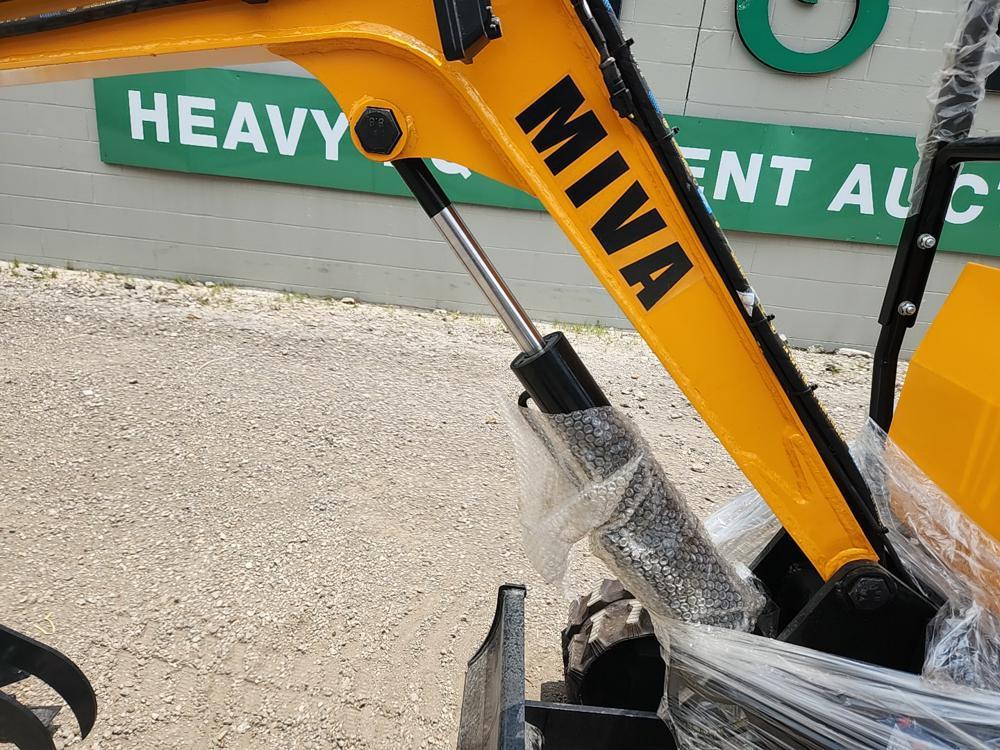 2023 Miva VA13 Mini Excavator, OROPS, Rubber Tracks, 16" Digging Bucket, Pi