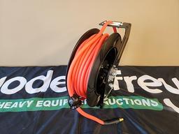 3/8" x 50' Automatic Air Hose Reel - Unused