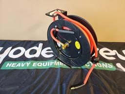 3/8" x 50' Automatic Air Hose Reel - Unused