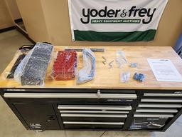 62" HD Work Center c/w Peg Board & Power Station - Unused