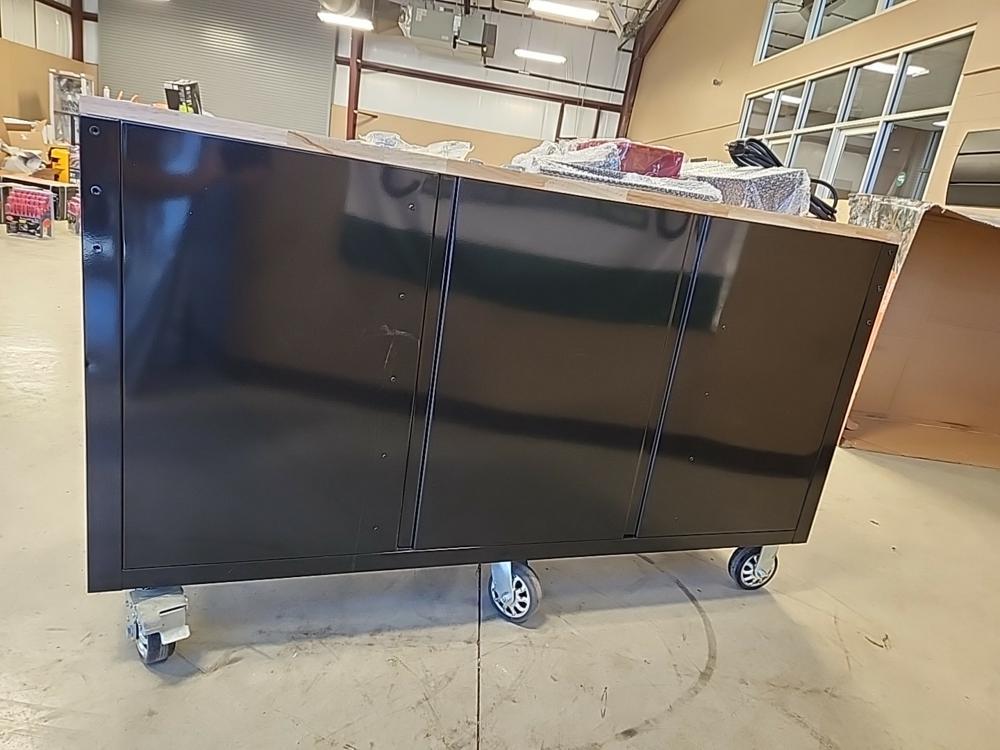 62" HD Work Center c/w Peg Board & Power Station - Unused