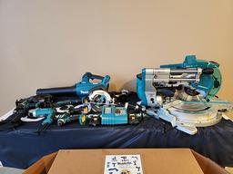 Makita Power Tool Kit c/w 18V Leaf Blower / 18 V 6 1/2" Circular Saw / 18V