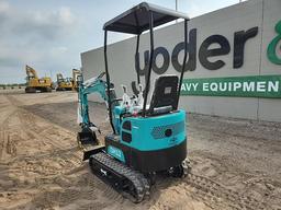 2023 AGROTK QH12 Mini Excavator c/w OROPS, Rubber Tracks, Blade, Bucket, Ma