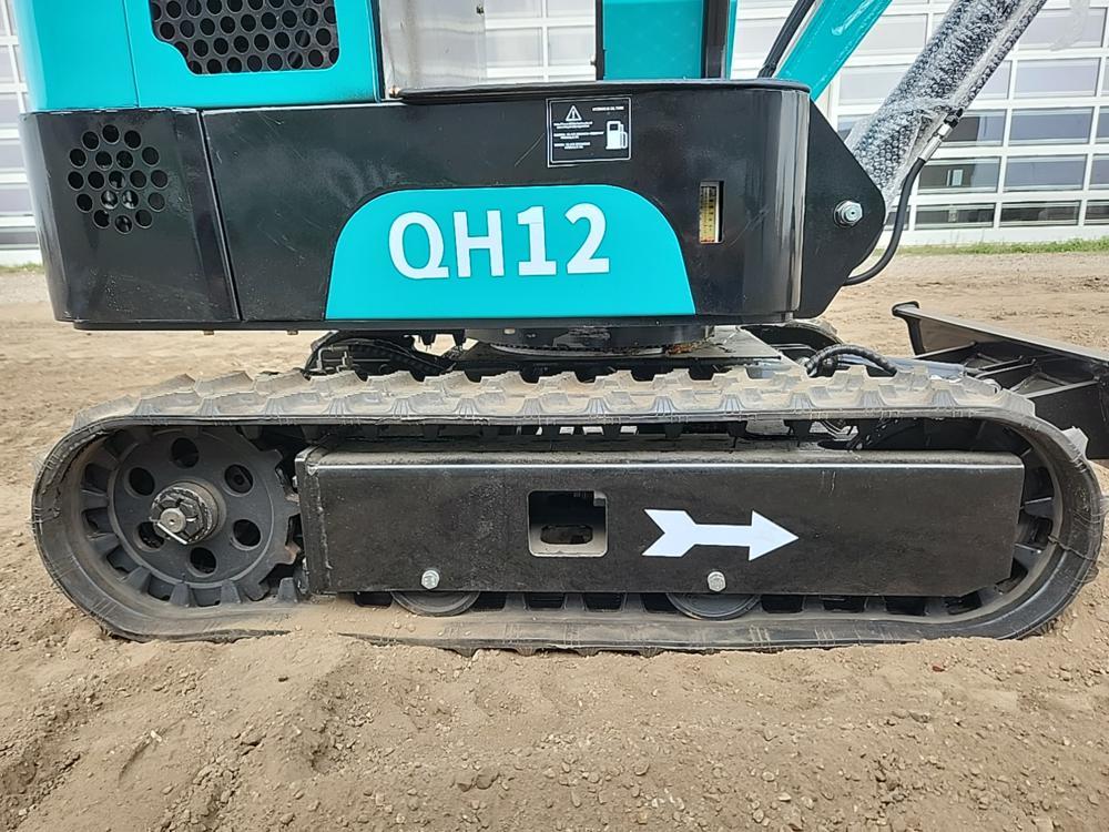 2023 AGROTK QH12 Mini Excavator c/w OROPS, Rubber Tracks, Blade, Bucket, Ma