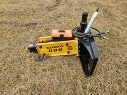 AGROTK  Hydraulic Hammer to suit Skidsteer - Unused
