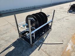 2023 JCT  Hydraulic Auger Drive & Bits to suit Skidsteer - Unused