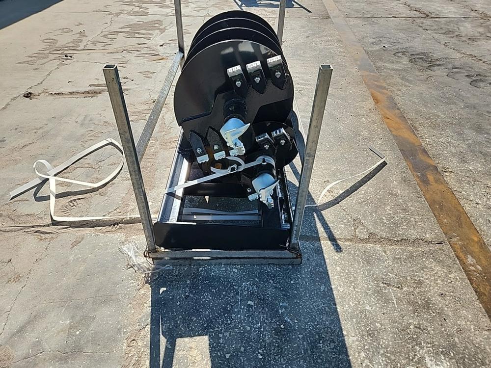 2023 JCT  Hydraulic Auger Drive & Bits to suit Skidsteer - Unused