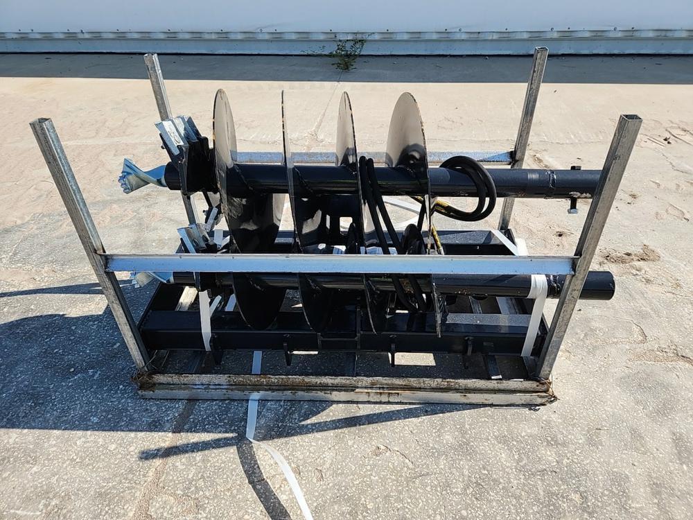 2023 JCT  Hydraulic Auger Drive & Bits to suit Skidsteer - Unused