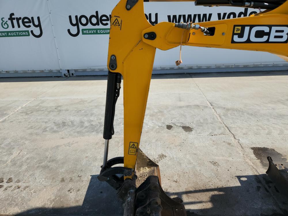 2018 JCB 15C-1 Mini Excavator c/w OROPS, Rubber Tracks, Aux Hydraulics, Bla