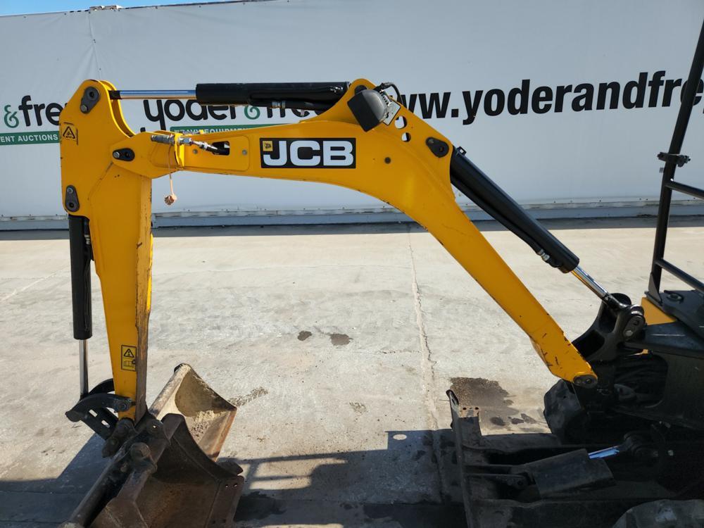 2018 JCB 15C-1 Mini Excavator c/w OROPS, Rubber Tracks, Aux Hydraulics, Bla