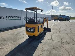2018 JCB 15C-1 Mini Excavator c/w OROPS, Rubber Tracks, Aux Hydraulics, Bla