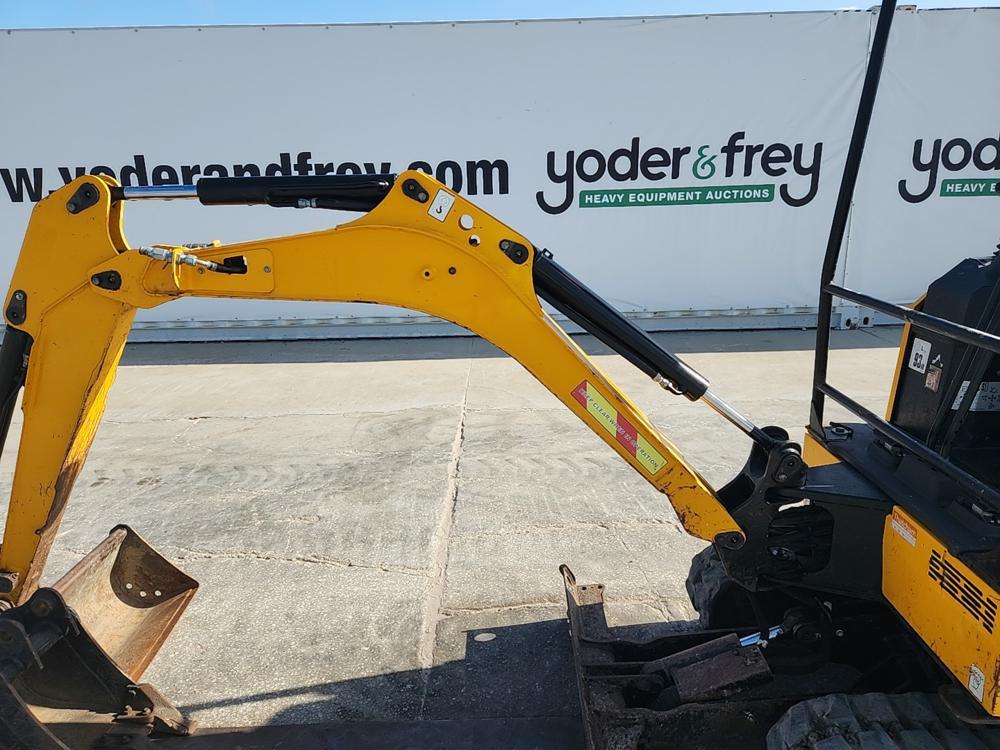 2018 JCB 15C-1 Mini Excavator c/w OROPS, Rubber Tracks, Aux Hydraulics, Bla