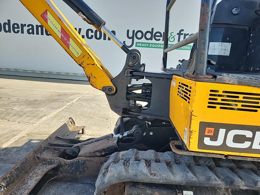 2018 JCB 15C-1 Mini Excavator c/w OROPS, Rubber Tracks, Aux Hydraulics, Bla