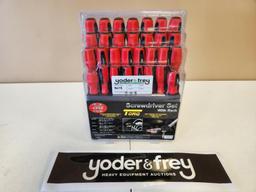 30 Pc Torq Screwdriver Set c/w Storage Rack - Unused