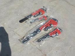 4 Pc Steel Pipe Wrench - Unused