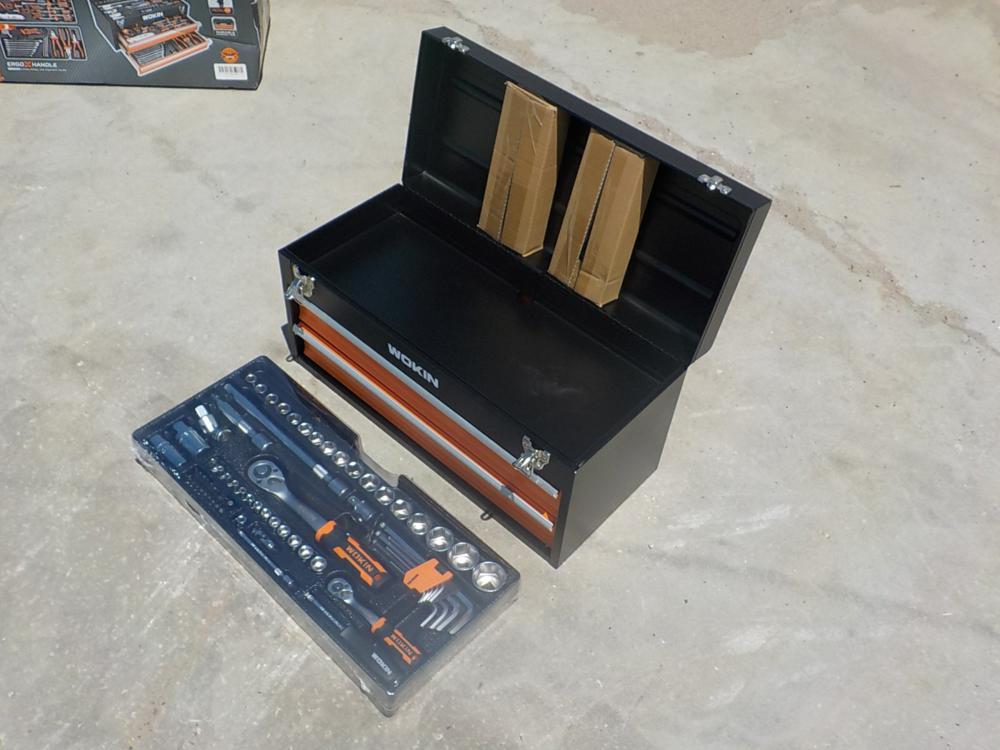 98 Pc Wokin Tool Chest Set - Unused