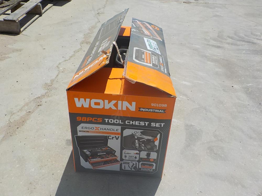 98 Pc Wokin Tool Chest Set - Unused