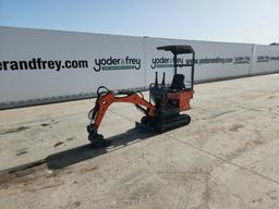 2022 NUOTE KCS SN-8 Mini Excavator c/w OROPS, Rubber Tracks, Aux Hydraulics