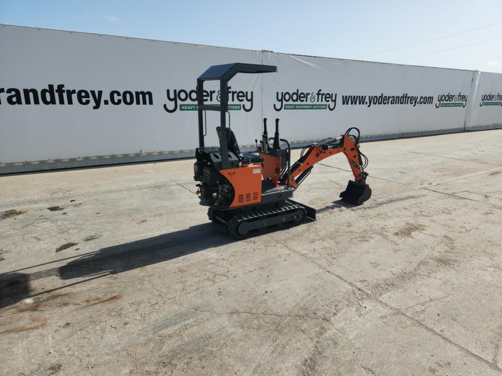 2022 NUOTE KCS SN-8 Mini Excavator c/w OROPS, Rubber Tracks, Aux Hydraulics