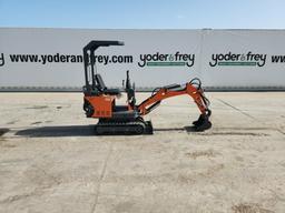 2022 NUOTE KCS SN-8 Mini Excavator c/w OROPS, Rubber Tracks, Aux Hydraulics