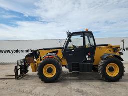 2015 Caterpillar TH417C Telehandler, Cab, 8,800 lbs Max Lift Wt Cap, 56' Ma