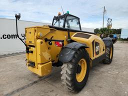 2015 Caterpillar TH417C Telehandler, Cab, 8,800 lbs Max Lift Wt Cap, 56' Ma