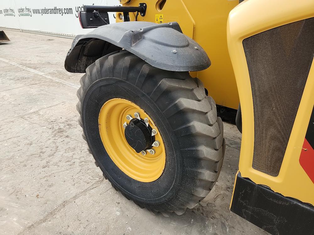2015 Caterpillar TH417C Telehandler, Cab, 8,800 lbs Max Lift Wt Cap, 56' Ma