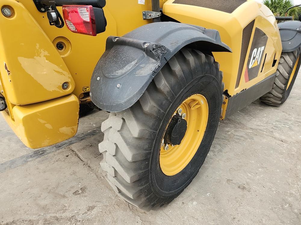 2015 Caterpillar TH417C Telehandler, Cab, 8,800 lbs Max Lift Wt Cap, 56' Ma