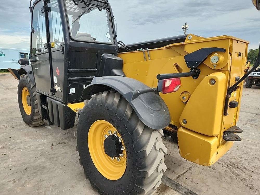2015 Caterpillar TH417C Telehandler, Cab, 8,800 lbs Max Lift Wt Cap, 56' Ma