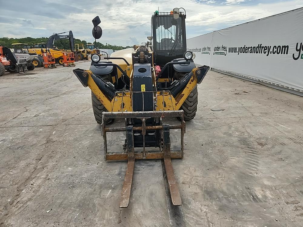 2015 Caterpillar TH417C Telehandler, Cab, 8,800 lbs Max Lift Wt Cap, 56' Ma