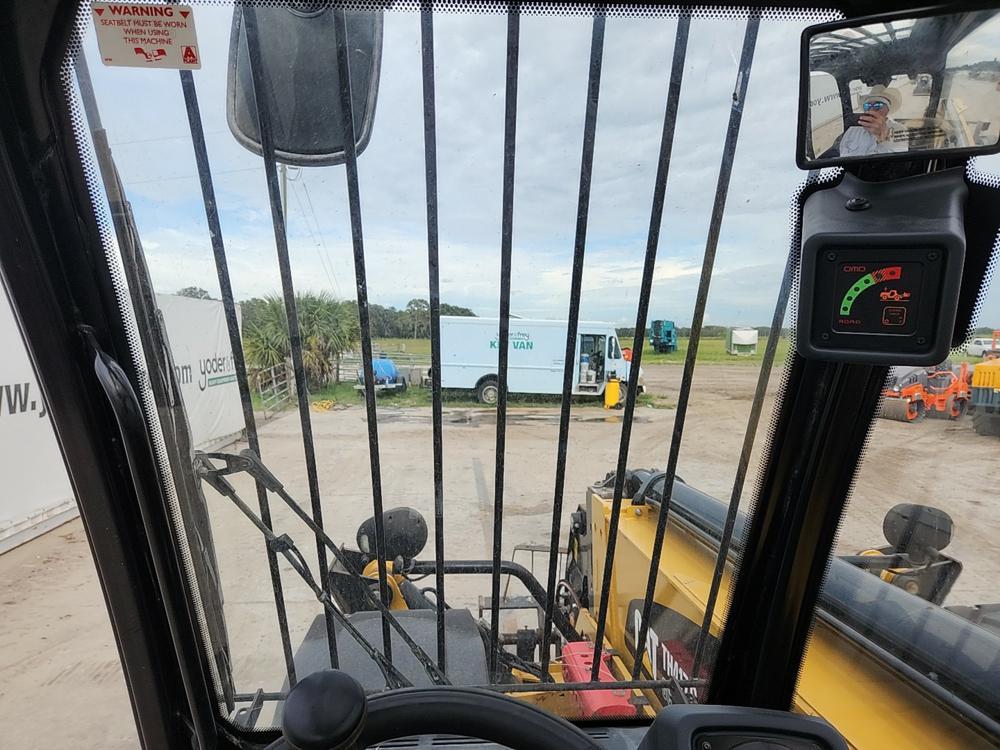 2015 Caterpillar TH417C Telehandler, Cab, 8,800 lbs Max Lift Wt Cap, 56' Ma
