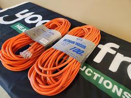 100' HD Outdoor Extension Cord (2 of) - Unused