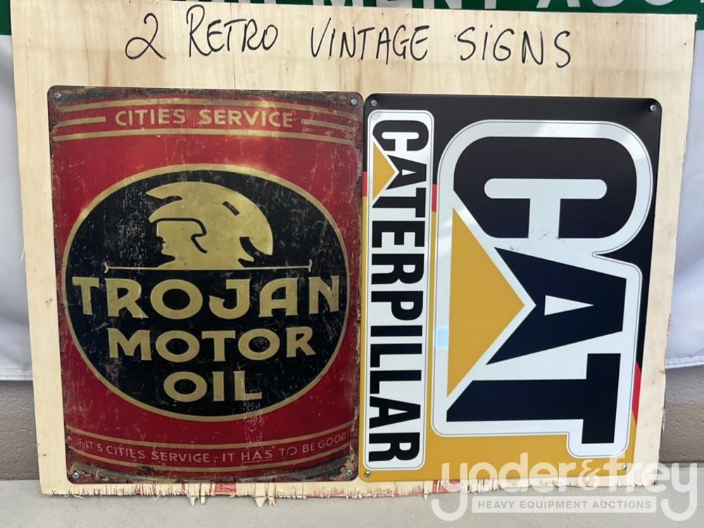 Retro Vintage Signs (2 of)