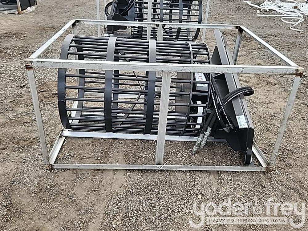 Unused JCT Rock Roller to suit Skidsteer