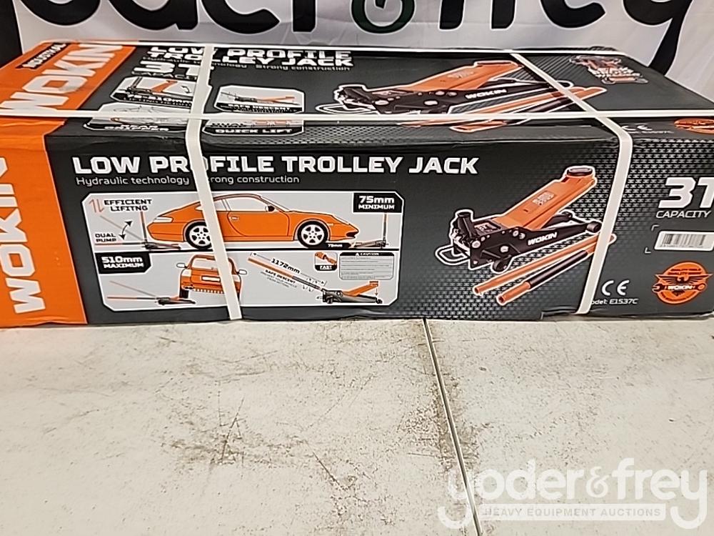 Unused 3 Ton Wokin Low Profile Floor Jack