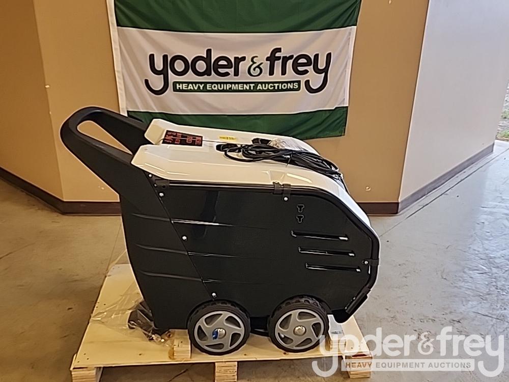 Unused Powertrain Hot Water Pressure Washer, 2200 Psi 3 Gpm Diesel Fired , 200 Degrees, 220 Volt Sin