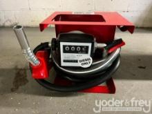 Unused 12v Diesel Fuel Pump c/w High Accuracy Flow Meter